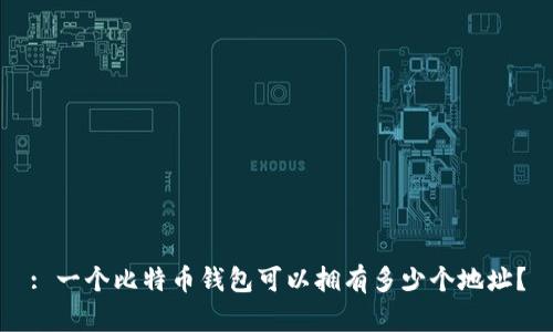 : 一个比特币钱包可以拥有多少个地址？