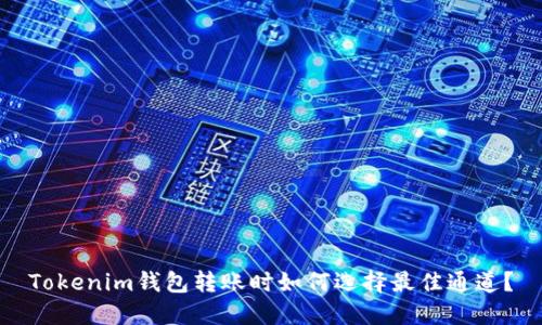 Tokenim钱包转账时如何选择最佳通道？