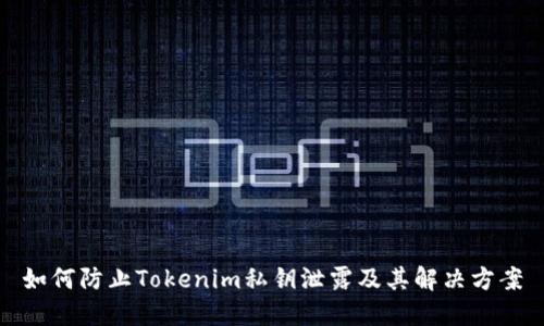 如何防止Tokenim私钥泄露及其解决方案