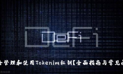 如何安全管理和使用Tokenim私钥？全面指南与常见问题解答