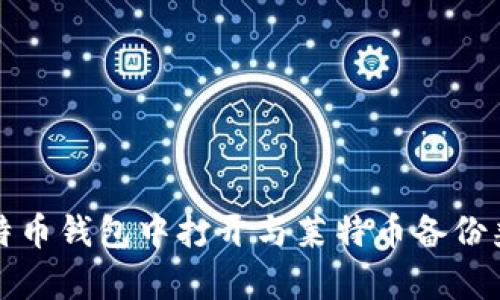 如何在比特币钱包中打开与莱特币备份兼容的功能