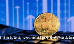 : 比特币钱包没有 DAT 文件