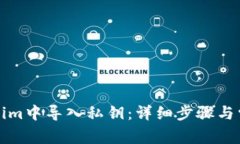 如何在Tokenim中导入私钥：
