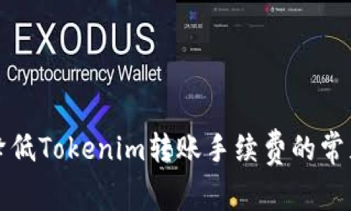 如何降低Tokenim转账手续费的常见方法