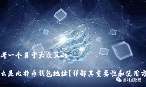 思考一个易于大众且的

什么是比特币钱包地址？详解其重要性和使用方法