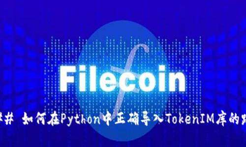 ### 如何在Python中正确导入TokenIM库的路径
