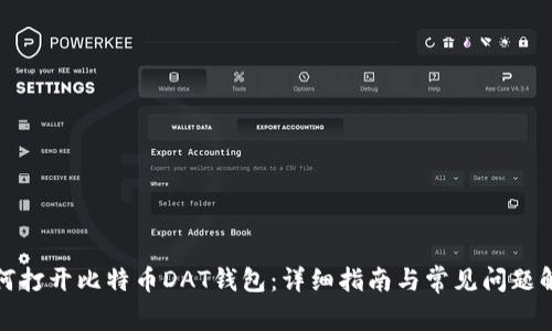 如何打开比特币DAT钱包：详细指南与常见问题解答