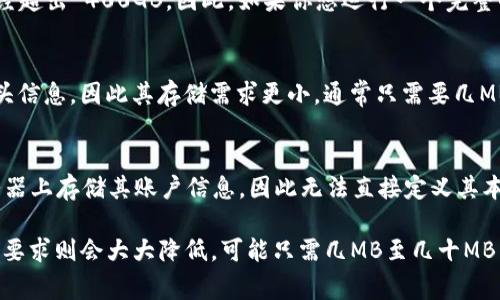 比特币钱包所需的存储空间取决于你使用的类型。以下是几种常见的比特币钱包类型及其所需的存储空间概述：

1. **完整节点钱包**：
   - 完整节点钱包（如 Bitcoin Core）需要下载并存储整个区块链，当前比特币区块链的大小已经超出 400GB。因此，如果你想运行一个完整的节点，至少需要有 500GB 的可用存储空间，以便于存储整个区块链并留出空间用于未来的区块。

2. **轻钱包（SPV钱包）**：
   - 轻钱包（如 Electrum 或一些移动钱包）不需要下载整个区块链，而是只下载一定量的区块头信息，因此其存储需求更小，通常只需要几MB到几十MB的存储空间。

3. **在线钱包**：
   - 在线钱包（如交易所或某些数字钱包服务）不需要用户自行存储区块链数据，用户只需在服务器上存储其账户信息，因此无法直接定义其本地存储要求。

总结来说，如果你使用完整节点钱包，则需要500 GB的存储空间；如果使用轻钱包或在线钱包，存储要求则会大大降低，可能只需几MB至几十MB即可。根据你的需求，选择合适的钱包类型非常重要。